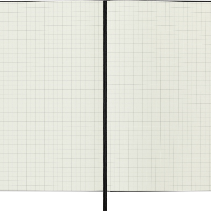 Notes MOLESKINE Classic L (13x21cm) w kratkę, twarda oprawa, 240 stron, czarny - zdjęcie (3