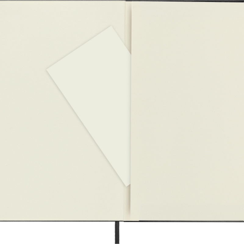Notes MOLESKINE Classic L (13x21cm) w kratkę, twarda oprawa, 240 stron, czarny - zdjęcie (2