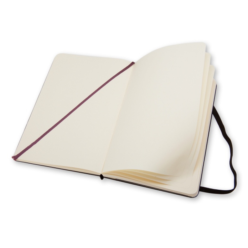 Notes MOLESKINE Classic L (13x21cm) gładki, twarda oprawa, 240 stron, czarny - zdjęcie (5