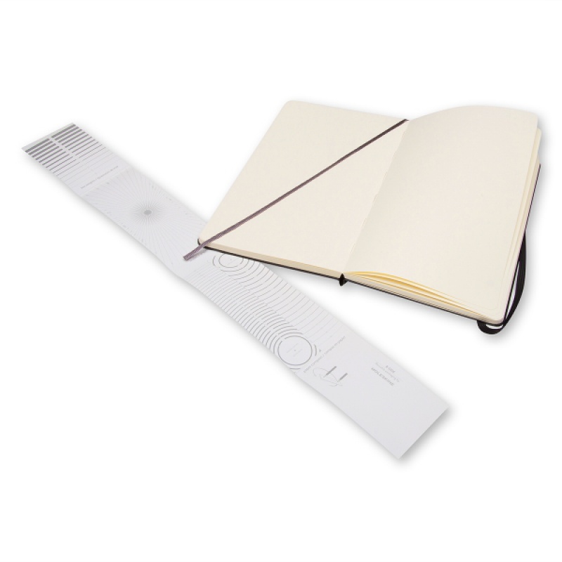 Szkicownik MOLESKINE L (13x21cm), twarda oprawa, 104 strony, czarny - zdjęcie (2