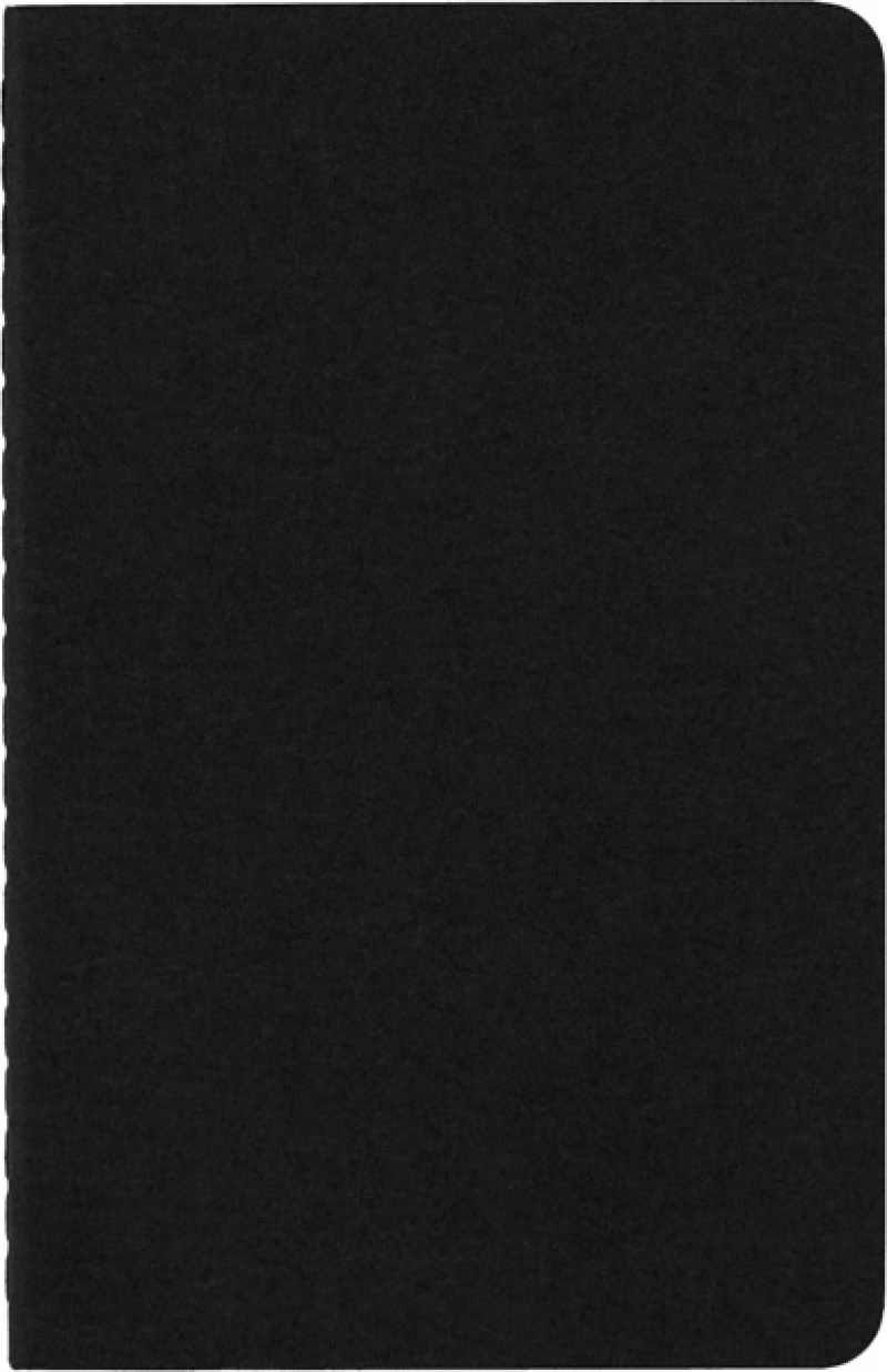 Zestaw 3 Zeszytów MOLESKINE Cahier Journals P (9x14cm) w kratkę, 64 strony, czarny - zdjęcie (3