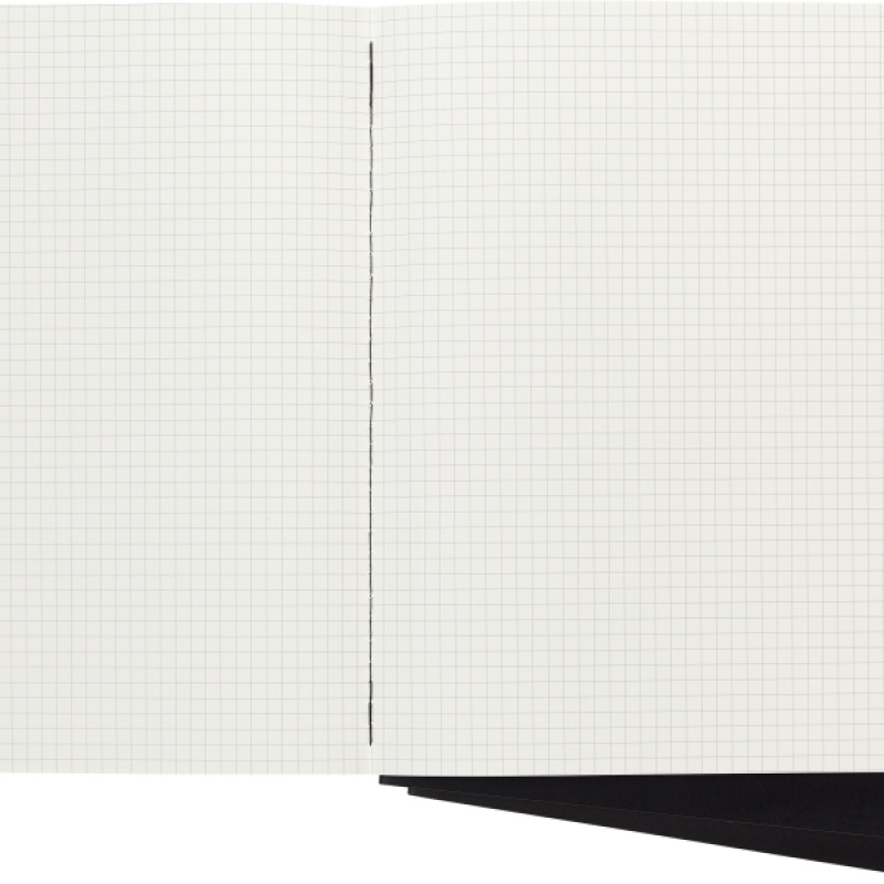 Zestaw 3 Zeszytów MOLESKINE Cahier Journals XL (19x25cm) w kratkę, 120 stron, czarny - zdjęcie (3