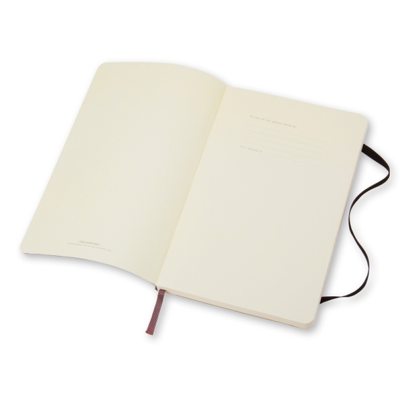 Notes MOLESKINE Classic P (9x14cm) w linie, miękka oprawa, 192 strony, czarny - zdjęcie (5