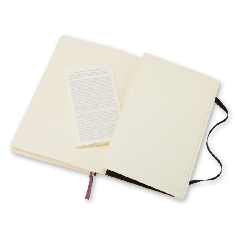 Notes MOLESKINE Classic P (9x14cm) w linie, miękka oprawa, 192 strony, czarny - zdjęcie (4