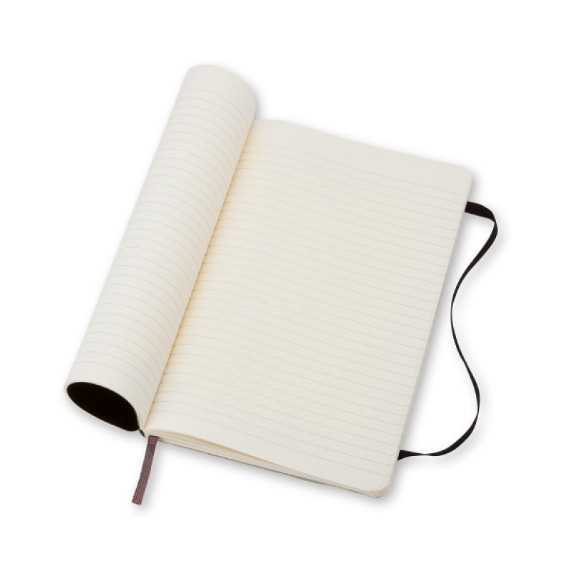 Notes MOLESKINE Classic P (9x14cm) w linie, miękka oprawa, 192 strony, czarny - zdjęcie (3