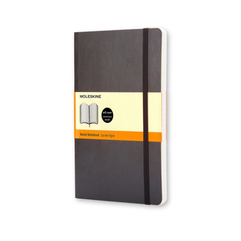 Notes MOLESKINE Classic P (9x14cm) w linie, miękka oprawa, 192 strony, czarny