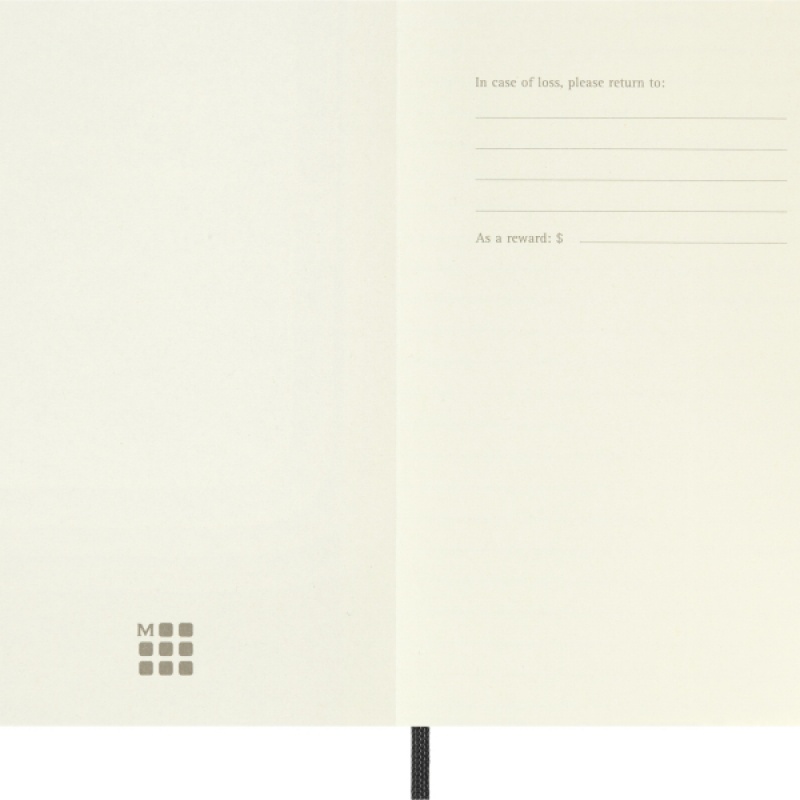 Notes MOLESKINE Classic P (9x14cm) w kratkę, miękka oprawa, 192 strony, czarny - zdjęcie (4