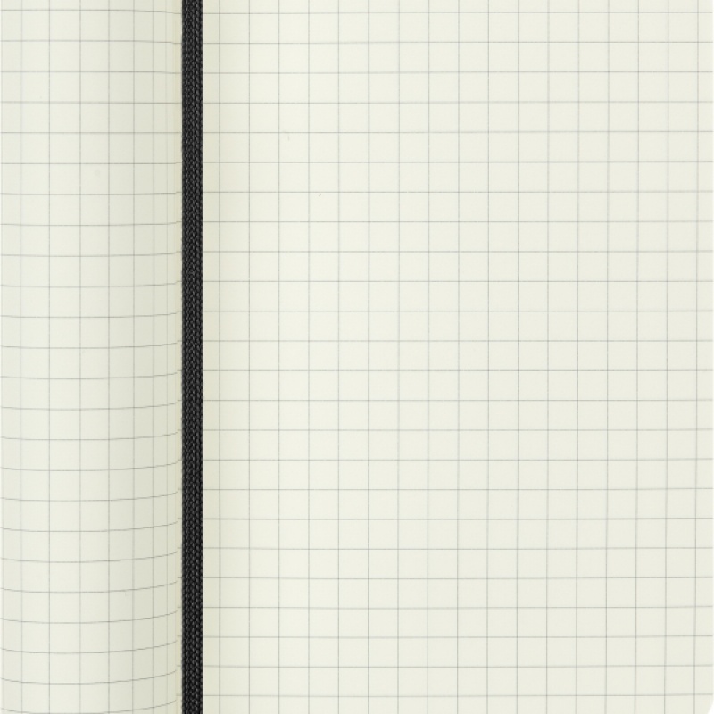 Notes MOLESKINE Classic P (9x14cm) w kratkę, miękka oprawa, 192 strony, czarny - zdjęcie (3