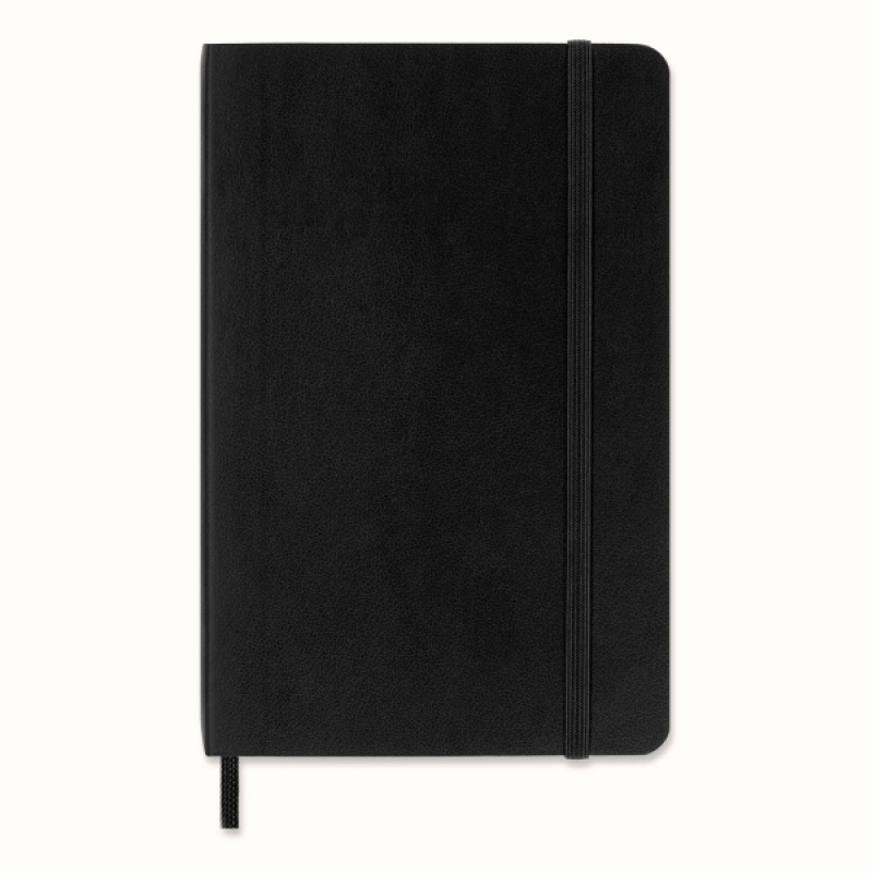 Notes MOLESKINE Classic P (9x14cm) gładki, miękka oprawa, 192 strony, czarny - zdjęcie (5