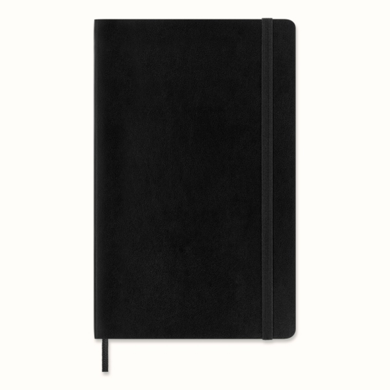 Notes MOLESKINE Classic L (13x21cm) w kratkę, miękka oprawa, 192 strony, czarny - zdjęcie (5