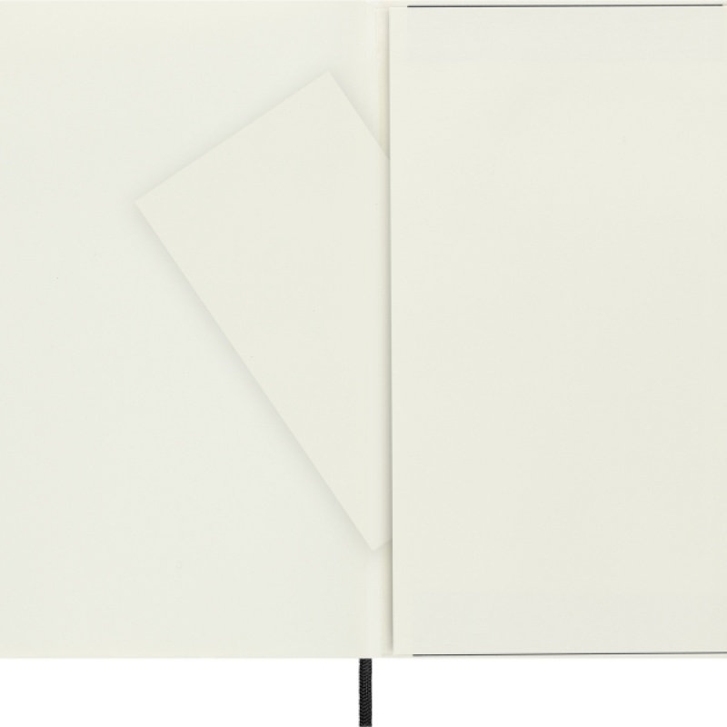 Notes MOLESKINE Classic L (13x21cm) w kratkę, miękka oprawa, 192 strony, czarny - zdjęcie (2