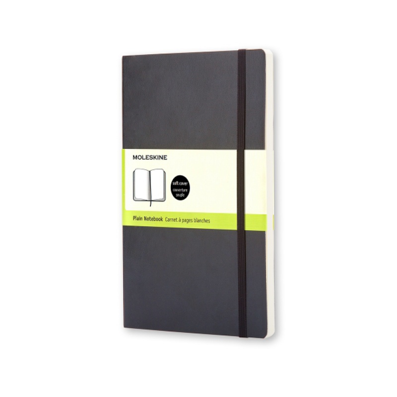 Notes MOLESKINE Classic L (13x21cm) gładki, miękka oprawa, 192 strony, czarny - zdjęcie (7