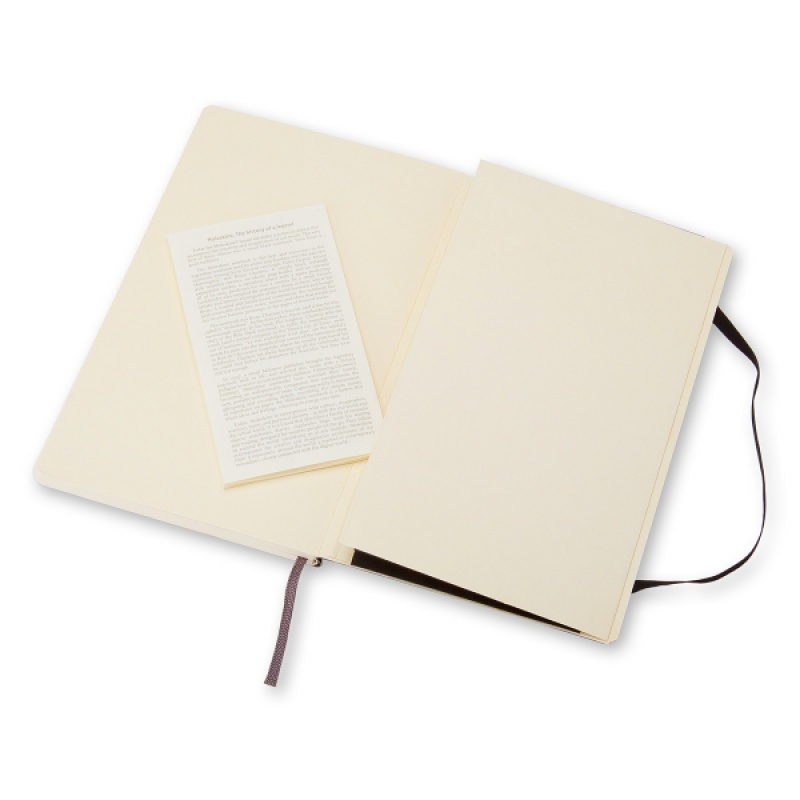 Notes MOLESKINE Classic L (13x21cm) gładki, miękka oprawa, 192 strony, czarny - zdjęcie (3