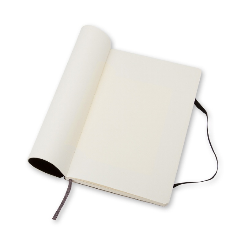 Notes MOLESKINE Classic L (13x21cm) gładki, miękka oprawa, 192 strony, czarny - zdjęcie (2