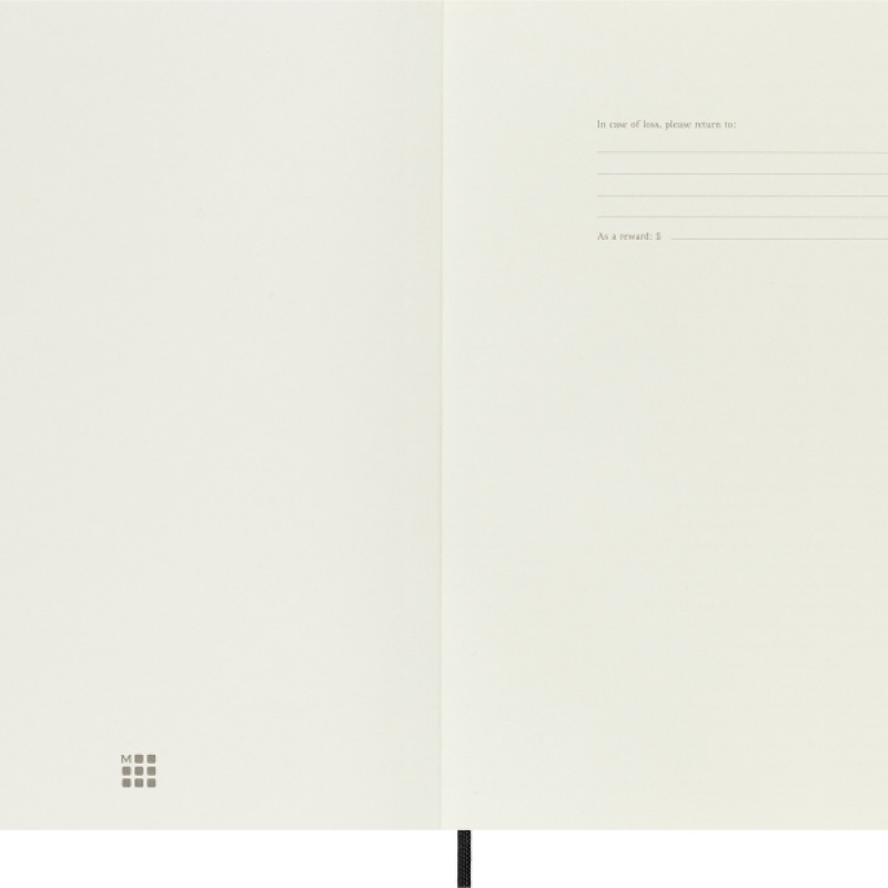 Notes MOLESKINE Classic XL (19x25cm) w linie, miękka oprawa, 192 strony, czarny - zdjęcie (4