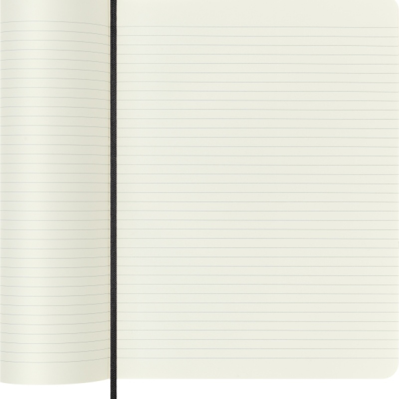 Notes MOLESKINE Classic XL (19x25cm) w linie, miękka oprawa, 192 strony, czarny - zdjęcie (3