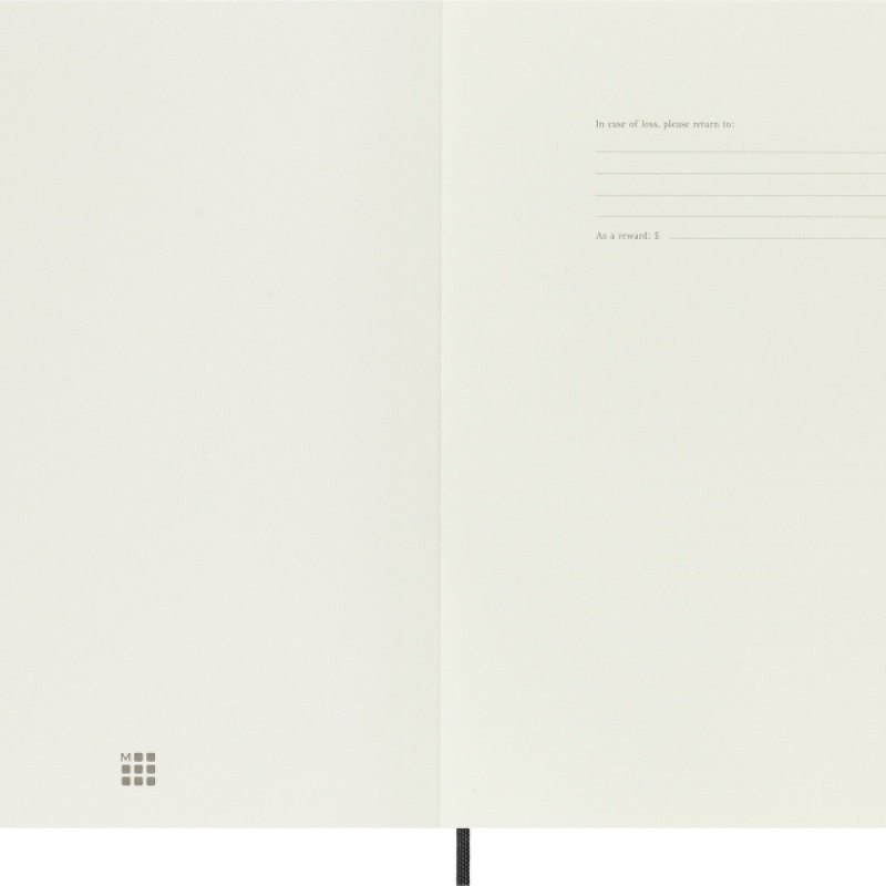 Notes MOLESKINE Classic XL (19x25cm) w kratkę, miękka oprawa, 192 strony, czarny - zdjęcie (4