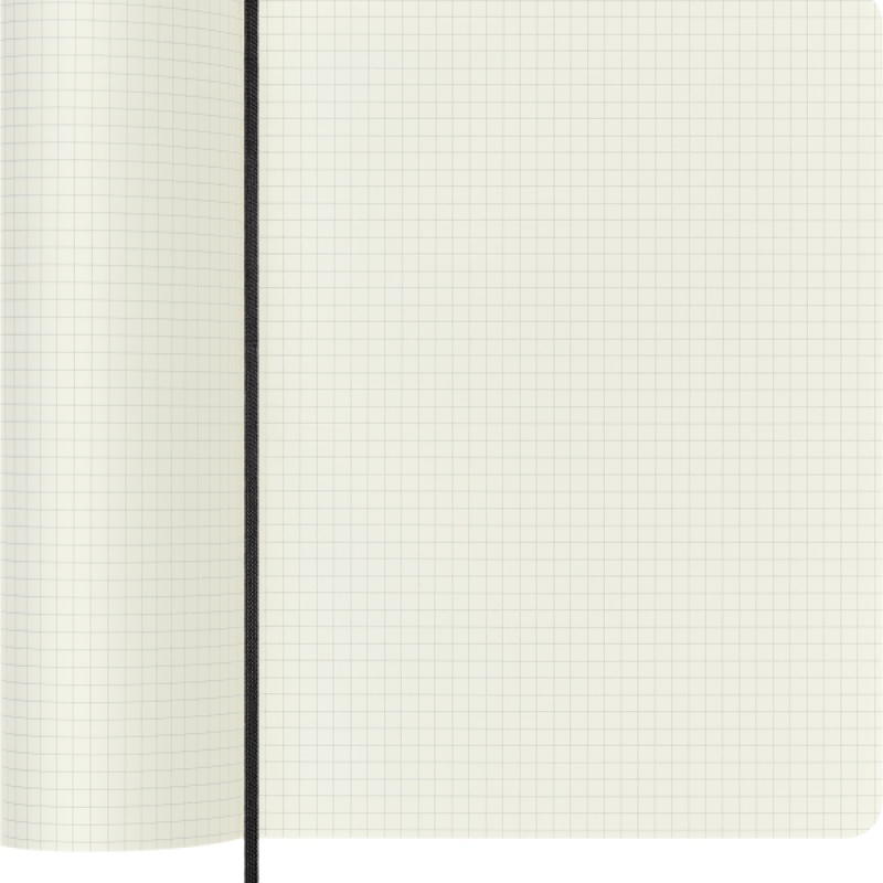 Notes MOLESKINE Classic XL (19x25cm) w kratkę, miękka oprawa, 192 strony, czarny - zdjęcie (3