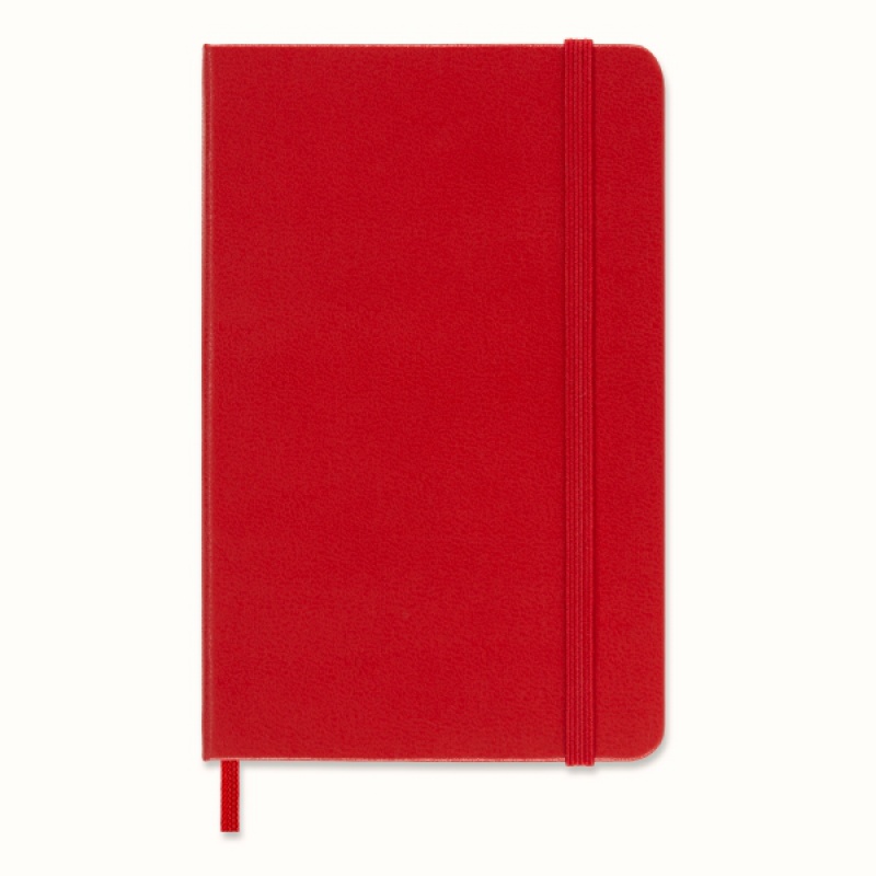 Notes MOLESKINE Classic P (9x14 cm) w kropki, twarda oprawa, scarlet red, 192 strony, czerwony - zdjęcie (10