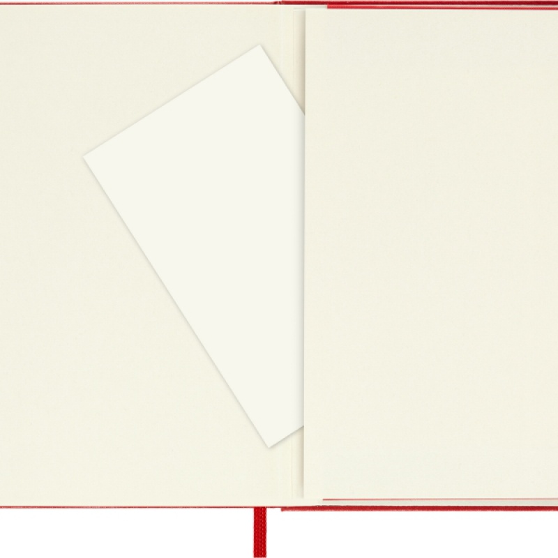 Notes MOLESKINE Classic P (9x14 cm) w kropki, twarda oprawa, scarlet red, 192 strony, czerwony - zdjęcie (5