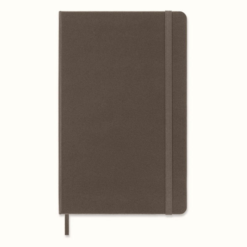 Notes MOLESKINE Classic L (13x21 cm) w linie, twarda oprawa, earth brown, 240 stron, brązowy - zdjęcie (9