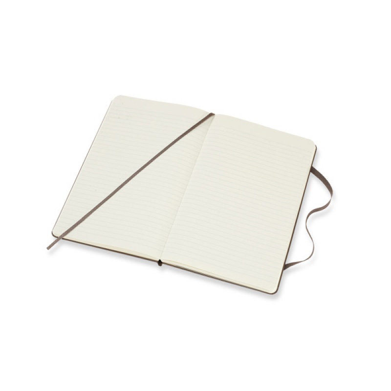 Notes MOLESKINE Classic L (13x21 cm) w linie, twarda oprawa, earth brown, 240 stron, brązowy - zdjęcie (3