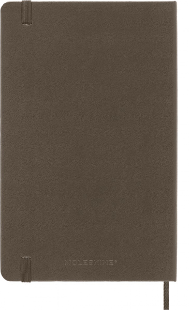 Notes MOLESKINE Classic L (13x21 cm) w linie, twarda oprawa, earth brown, 240 stron, brązowy - zdjęcie (2