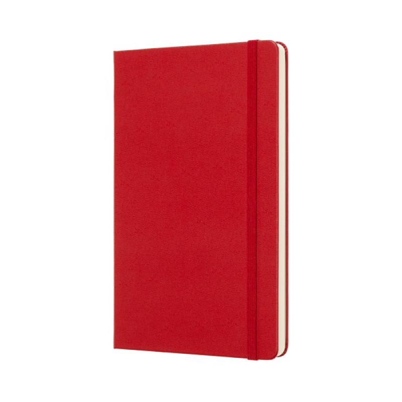 Notes MOLESKINE Classic L (13x21 cm) w kropki, twarda oprawa, scarlet red, 240 stron, czerwony - zdjęcie (8