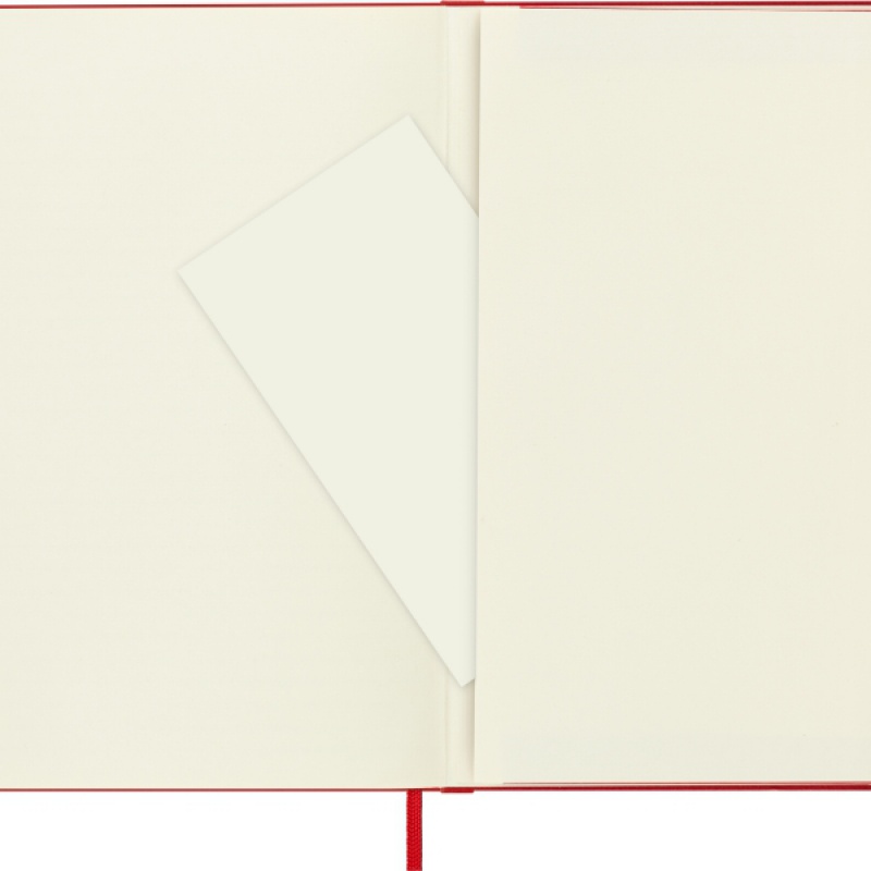 Notes MOLESKINE Classic L (13x21 cm) w kropki, twarda oprawa, scarlet red, 240 stron, czerwony - zdjęcie (5