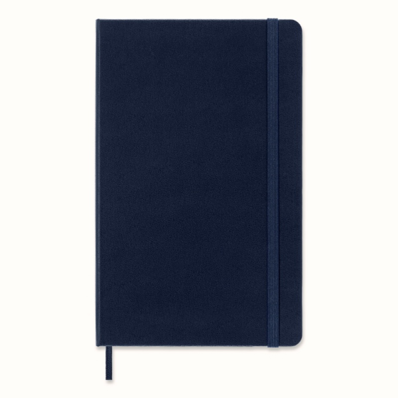 Notes MOLESKINE Classic L (13x21 cm) w kropki, twarda oprawa, sapphire blue, 240 stron, niebieski - zdjęcie (10