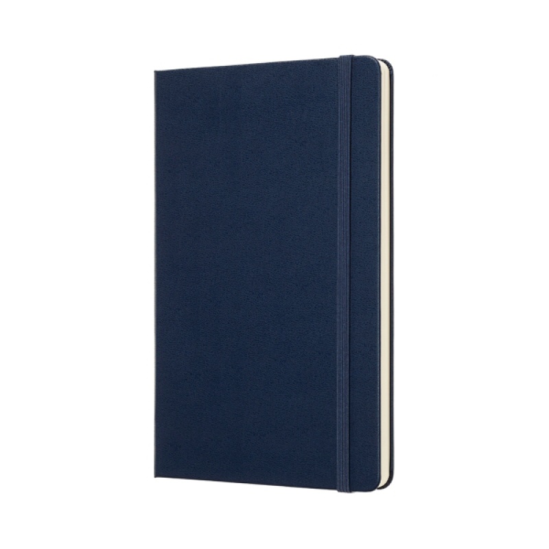 Notes MOLESKINE Classic L (13x21 cm) w kropki, twarda oprawa, sapphire blue, 240 stron, niebieski - zdjęcie (8