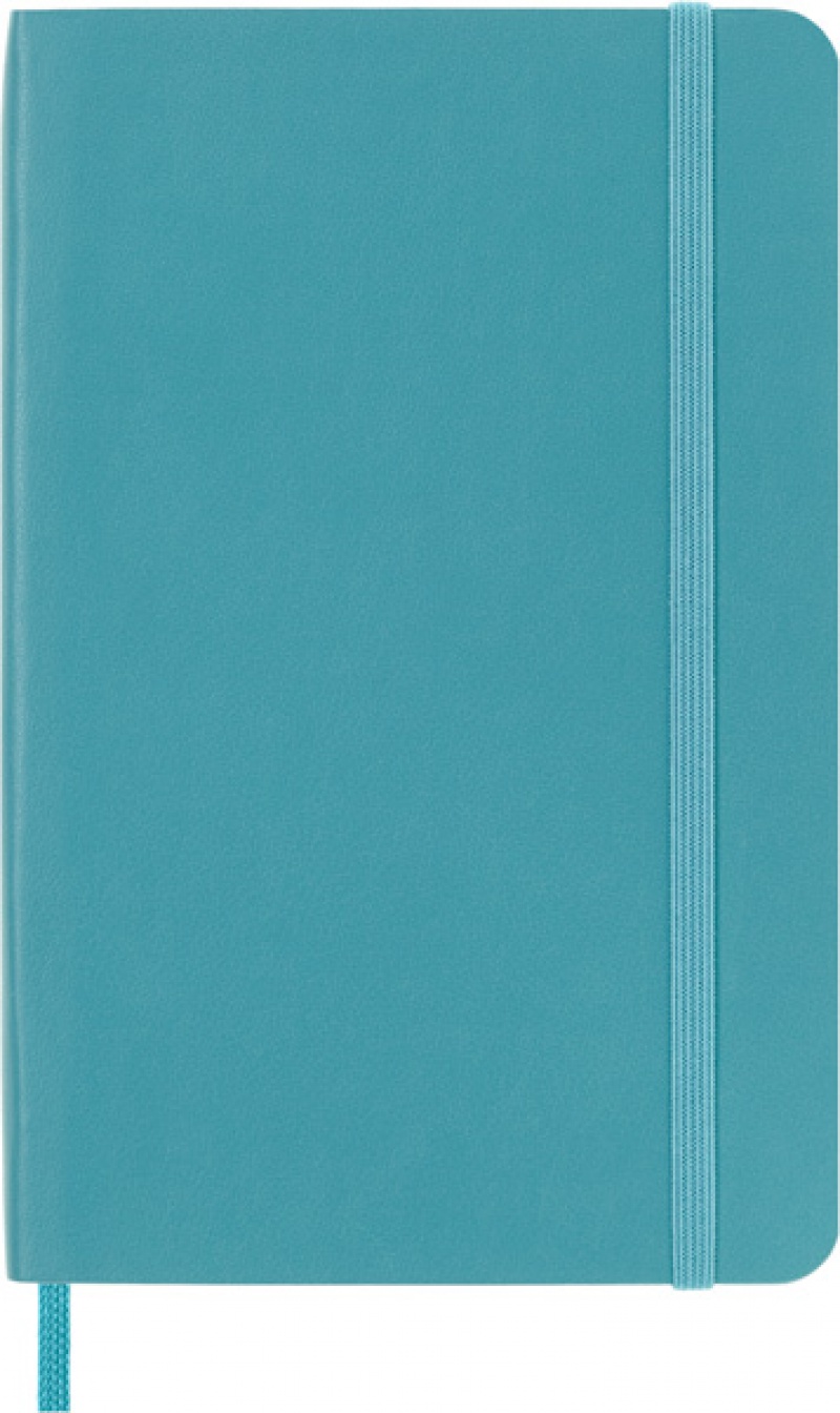 Notes MOLESKINE P (9x14 cm) w linie, miękka oprawa, reef blue, 192 strony, niebieski - zdjęcie (11