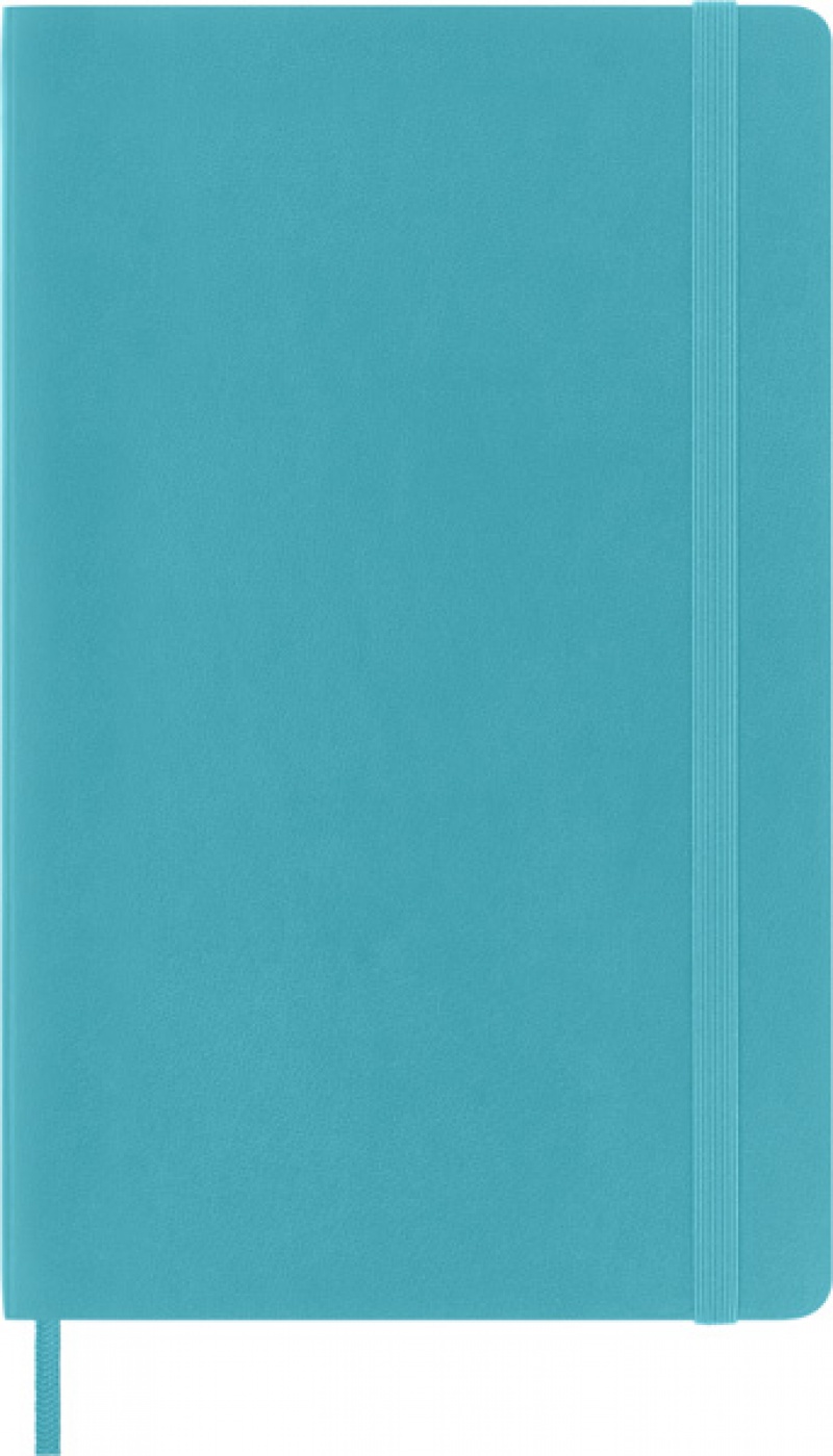 Notes MOLESKINE L (13x21 cm) w linie, miękka oprawa, reef blue, 192 strony, niebieski - zdjęcie (10