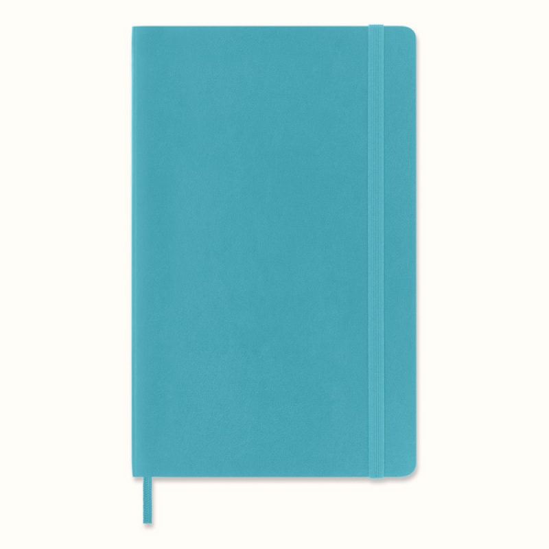 Notes MOLESKINE L (13x21 cm) gładki, miękka oprawa, reef blue, 192 strony, niebieski - zdjęcie (10
