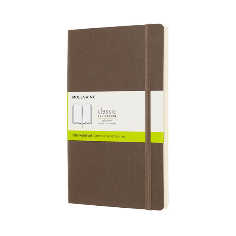 Notes MOLESKINE L (13x21 cm) gładki, miękka oprawa, earth brown, 192 strony, brązowy - zdjęcie (12