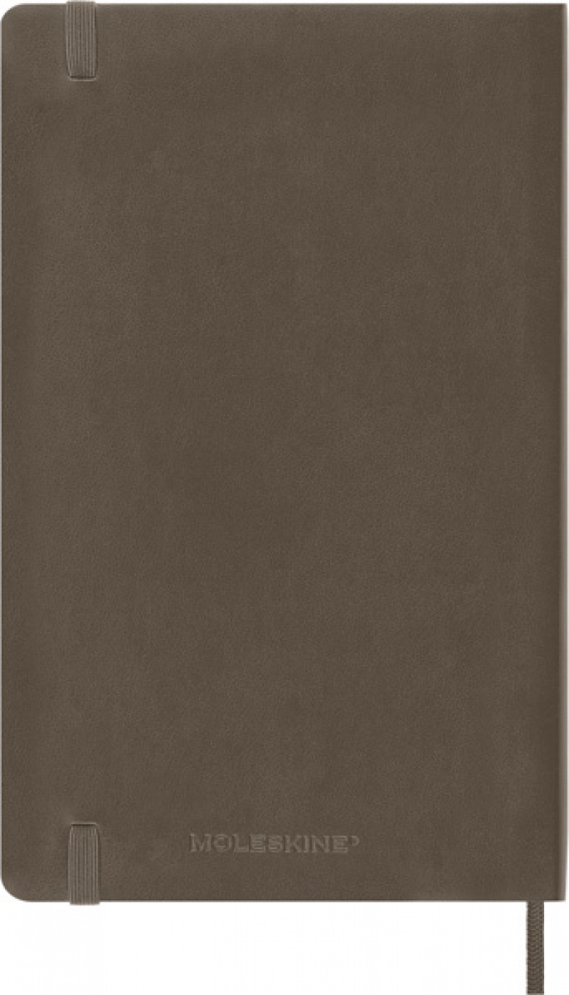Notes MOLESKINE L (13x21 cm) gładki, miękka oprawa, earth brown, 192 strony, brązowy - zdjęcie (3