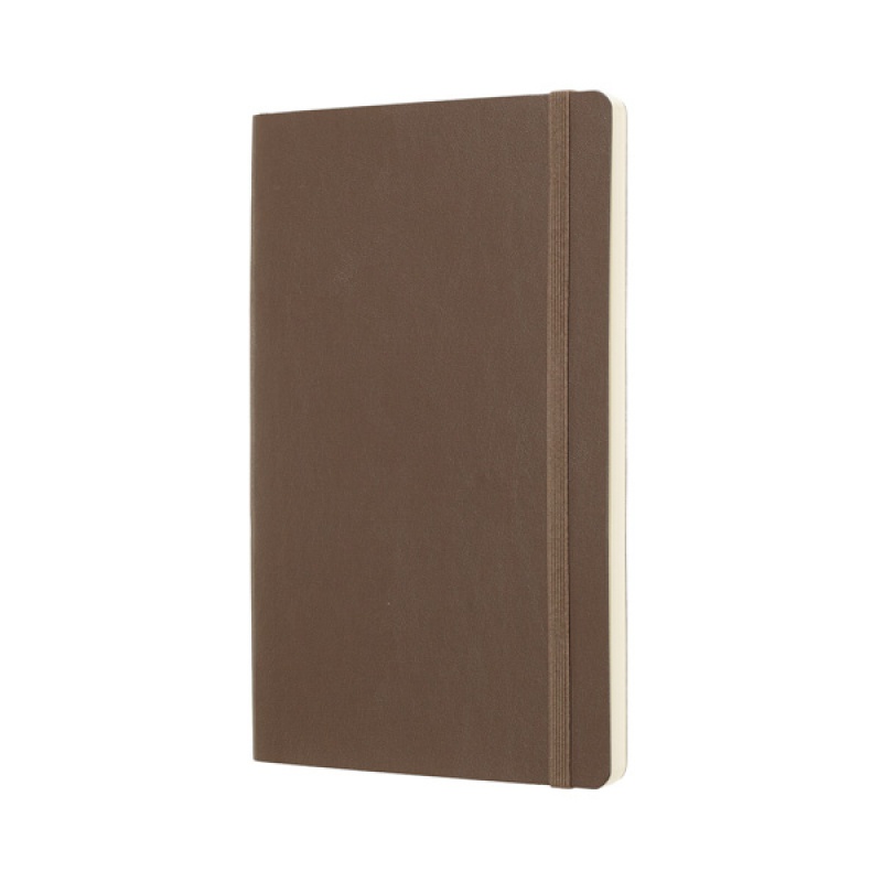 Notes MOLESKINE L (13x21 cm) gładki, miękka oprawa, earth brown, 192 strony, brązowy - zdjęcie (8