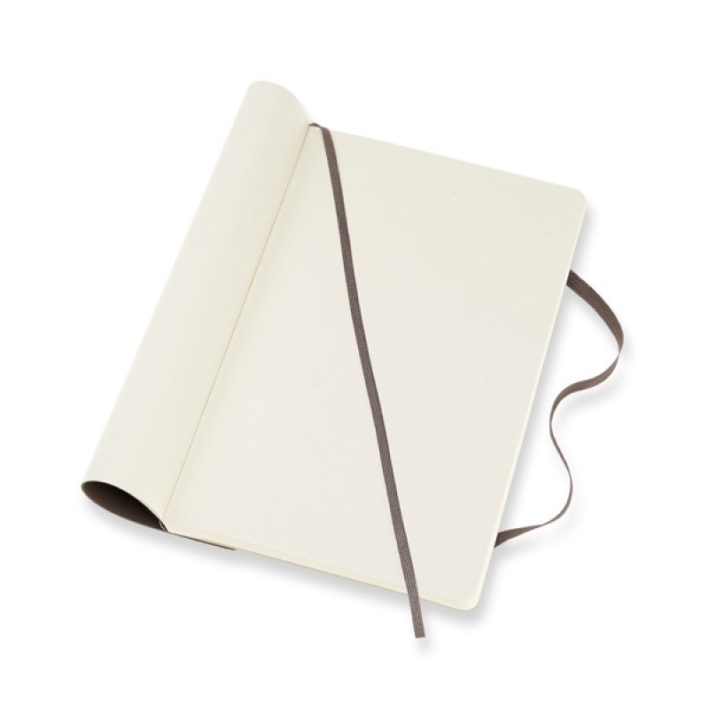 Notes MOLESKINE L (13x21 cm) gładki, miękka oprawa, earth brown, 192 strony, brązowy - zdjęcie (4