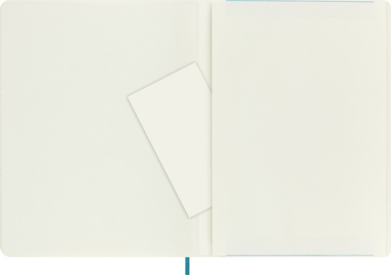 Notes MOLESKINE XL (19x25 cm) w linie, miękka oprawa, reef blue, 192 strony, niebieski - zdjęcie (5