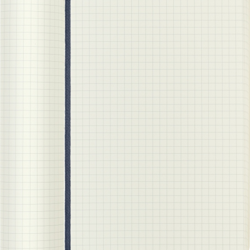 Notes MOLESKINE L (13x21cm) w kratkę, miękka oprawa, sapphire blue, 192 strony, niebieski - zdjęcie (7