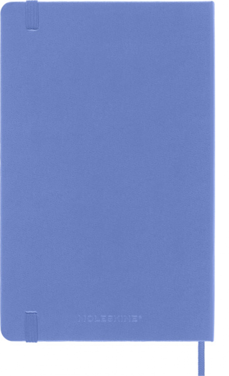Notes MOLESKINE Classic L (13x21 cm) w linie, twarda oprawa, hydrangea blue, 240 stron, niebieski - zdjęcie (10