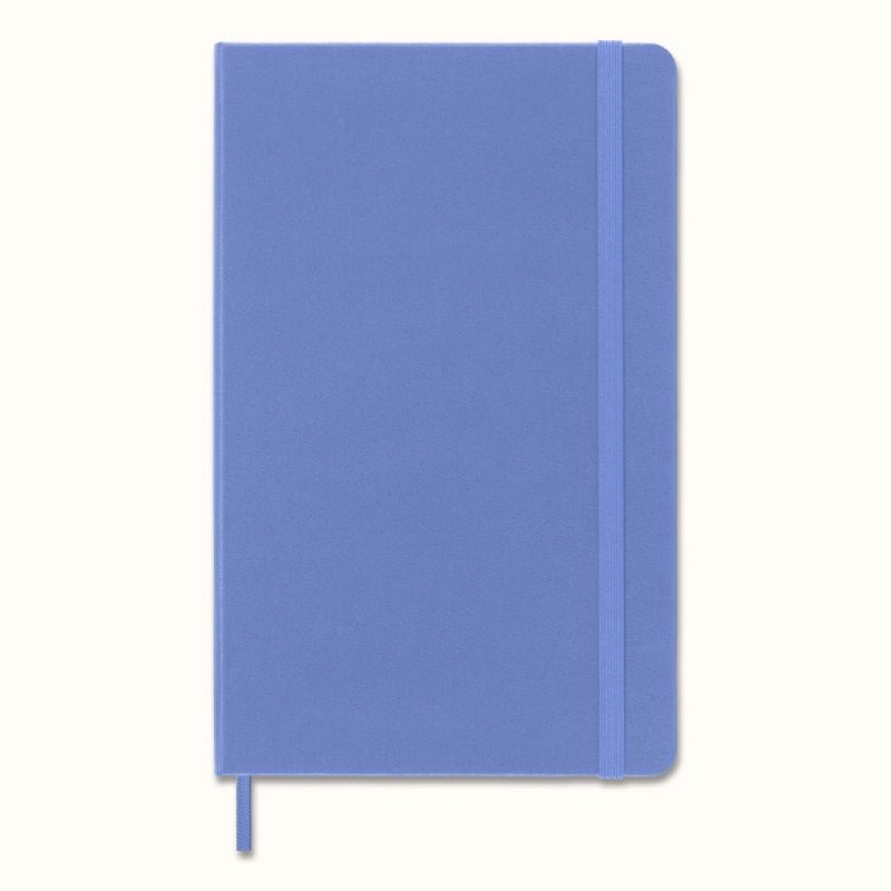 Notes MOLESKINE Classic L (13x21 cm) w linie, twarda oprawa, hydrangea blue, 240 stron, niebieski - zdjęcie (7