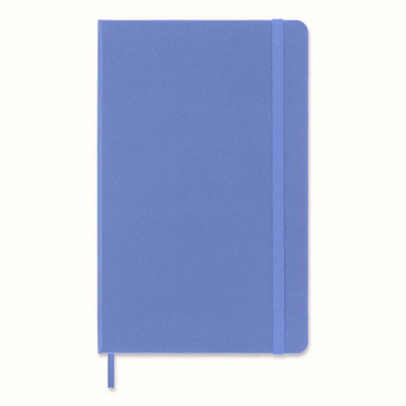 Notes MOLESKINE Classic L (13x21 cm) gładki, twarda oprawa, hydrangea blue, 240 stron, niebieski - zdjęcie (10