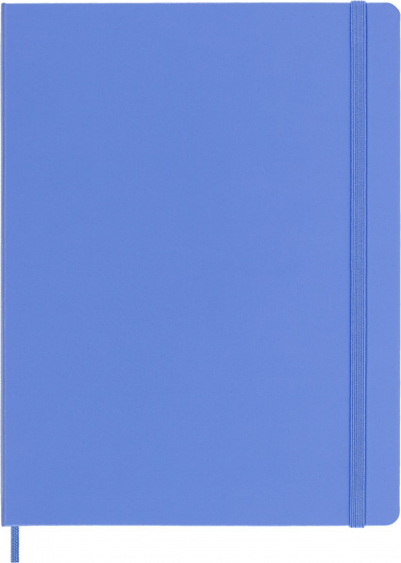 Notes MOLESKINE Classic XL (19x25 cm) w linie, twarda oprawa, hydrangea blue, 192 strony, niebieski - zdjęcie (11