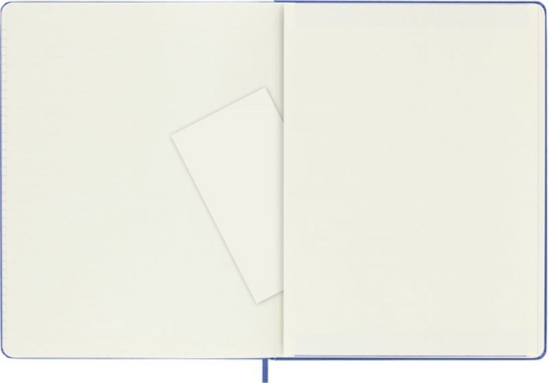 Notes MOLESKINE Classic XL (19x25 cm) w linie, twarda oprawa, hydrangea blue, 192 strony, niebieski - zdjęcie (5
