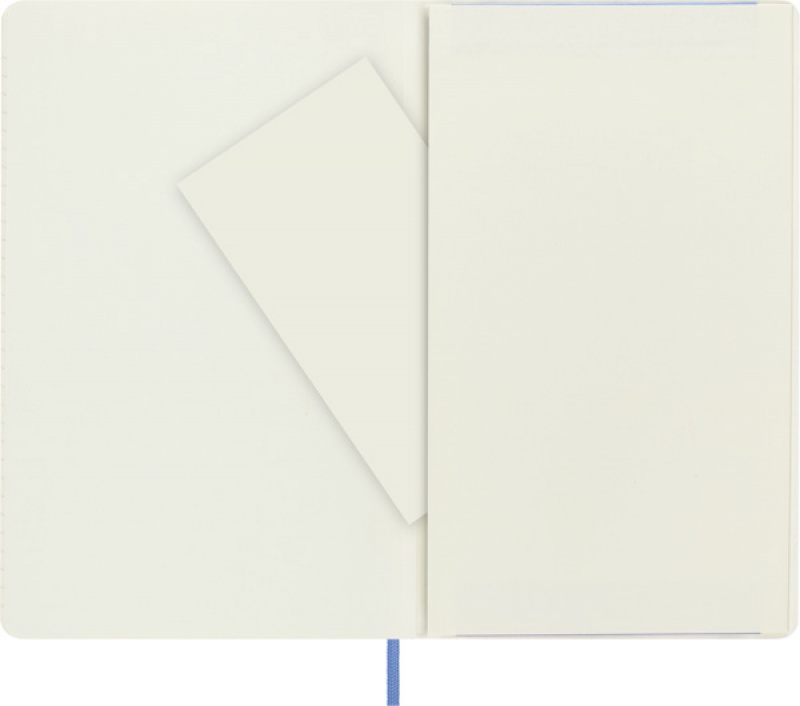 Notes MOLESKINE Classic L (13x21 cm) w linie, miękka oprawa, hydrangea blue, 240 stron, niebieski - zdjęcie (5