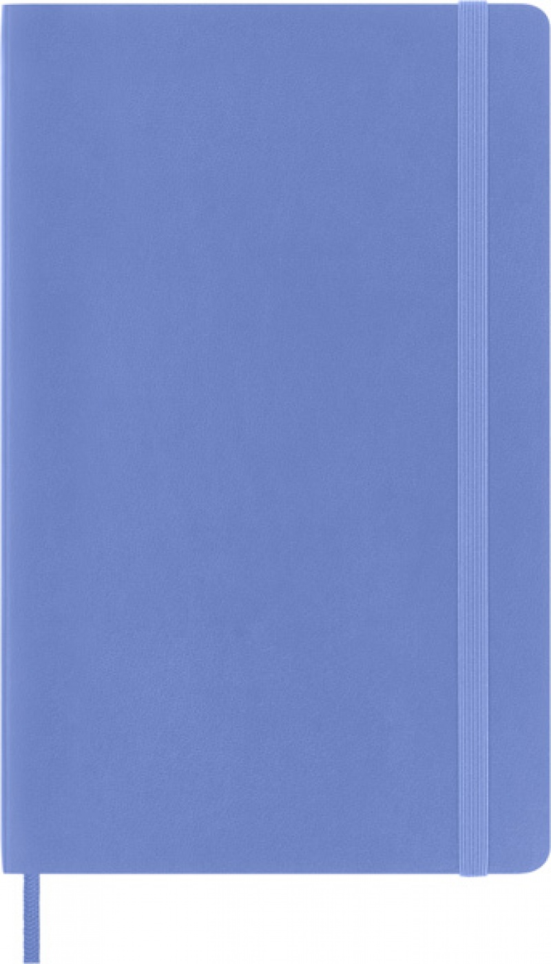 Notes MOLESKINE Classic L (13x21 cm) gładki, miękka oprawa, hydrangea blue, 240 stron, niebieski - zdjęcie (11