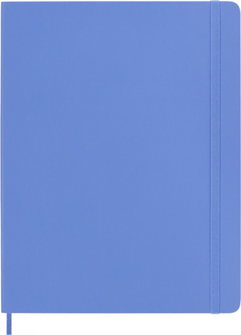 Notes MOLESKINE Classic XL (19x25 cm) w linie, miękka oprawa, hydrangea blue, 192 strony, niebieski - zdjęcie (11