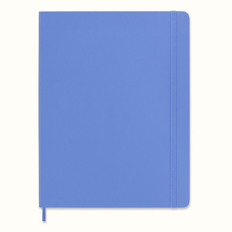 Notes MOLESKINE Classic XL (19x25 cm) w linie, miękka oprawa, hydrangea blue, 192 strony, niebieski - zdjęcie (10