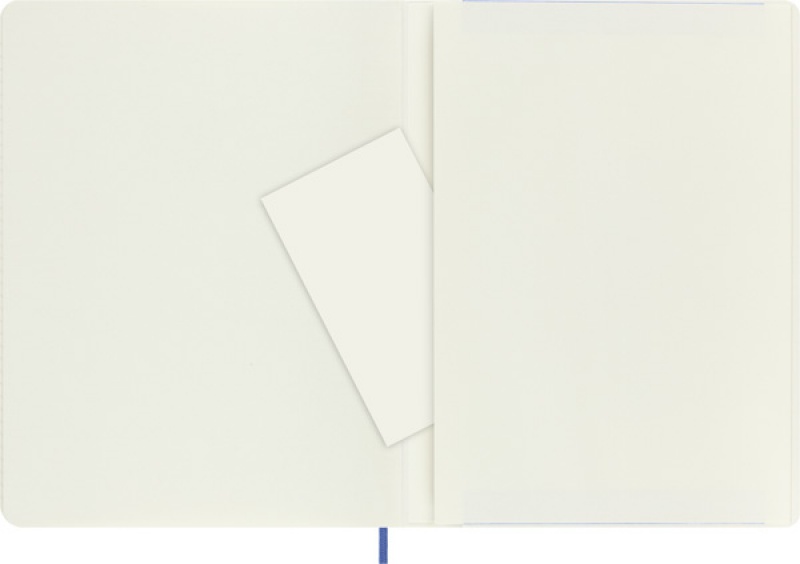 Notes MOLESKINE Classic XL (19x25 cm) w linie, miękka oprawa, hydrangea blue, 192 strony, niebieski - zdjęcie (5